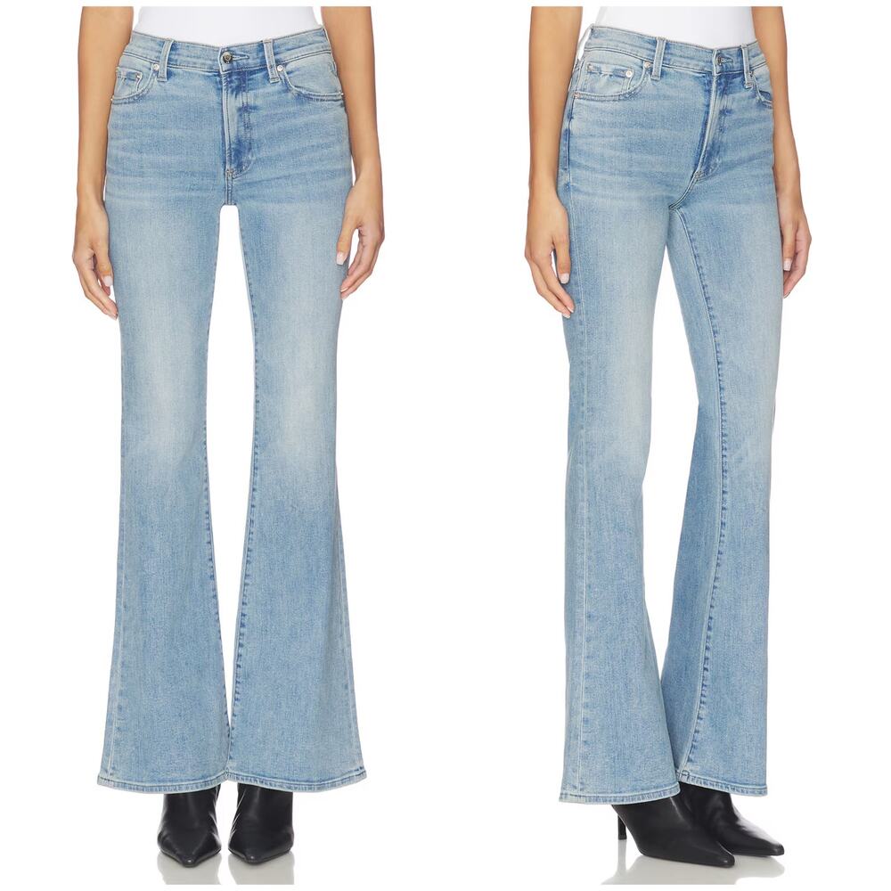 Pistola Kinsley Mid-Rise Ultra Flare Jeans Size 26 Captivate Blue NEW